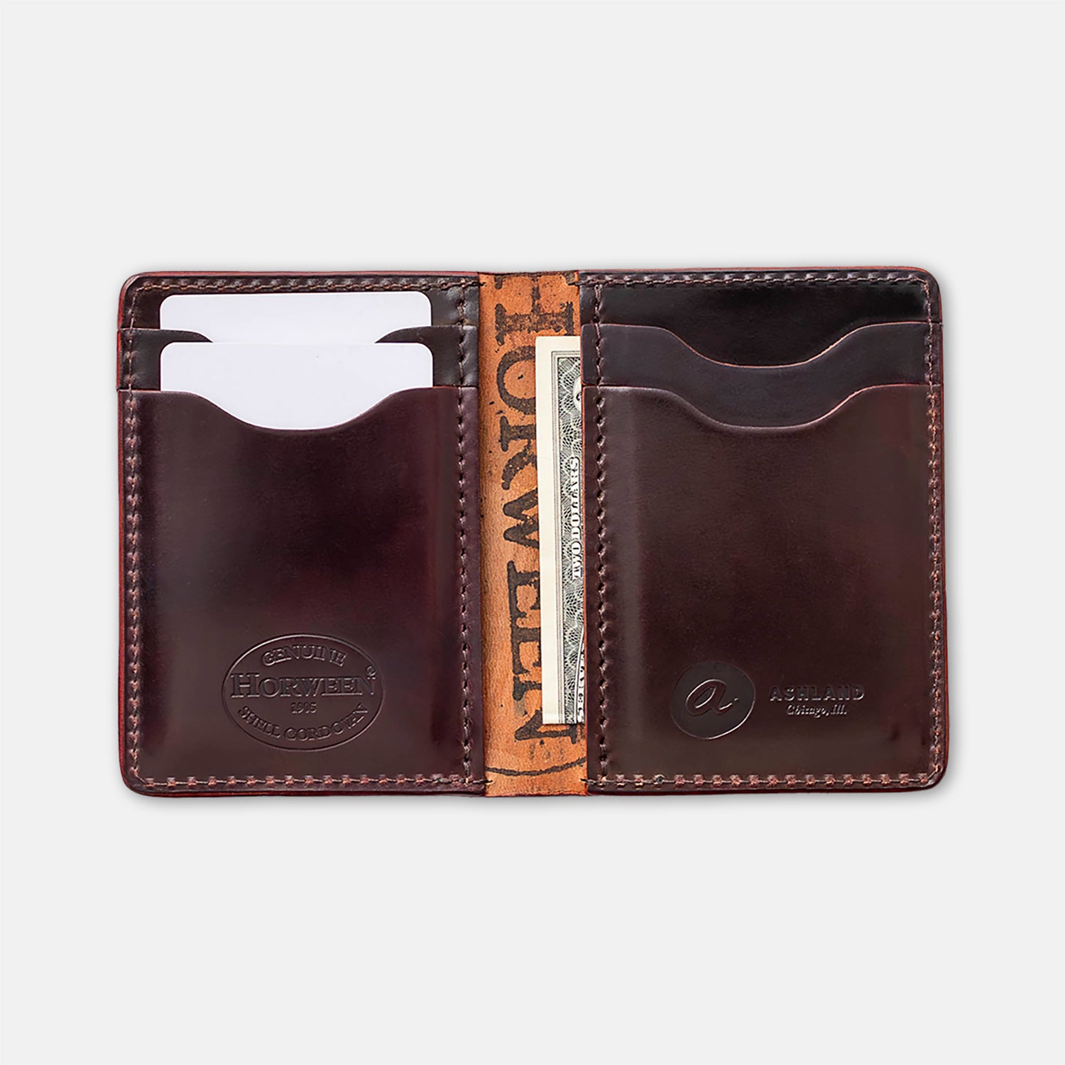Vertical Bugs Moran Leather Wallet