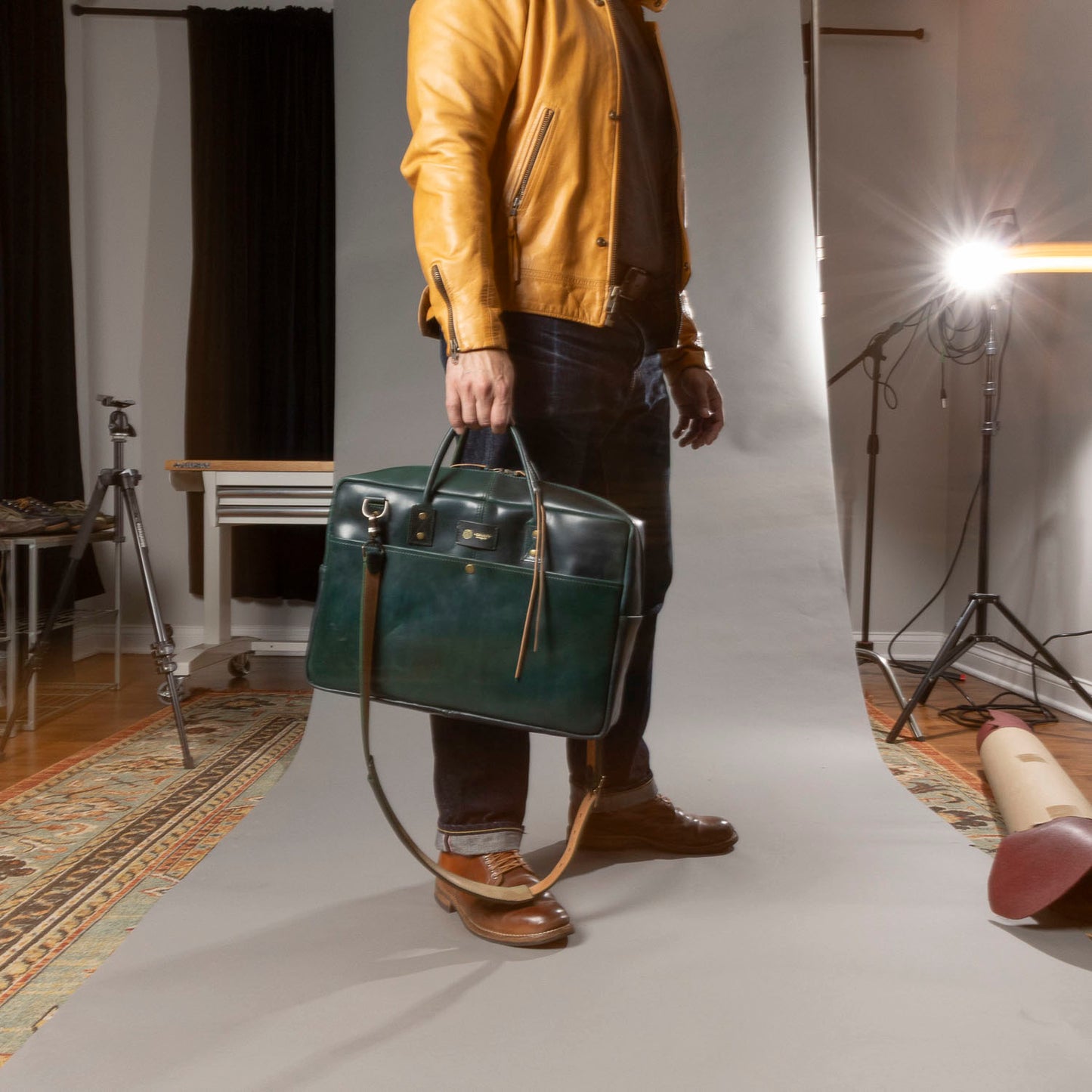One-Off LaSalle Leather Briefcase