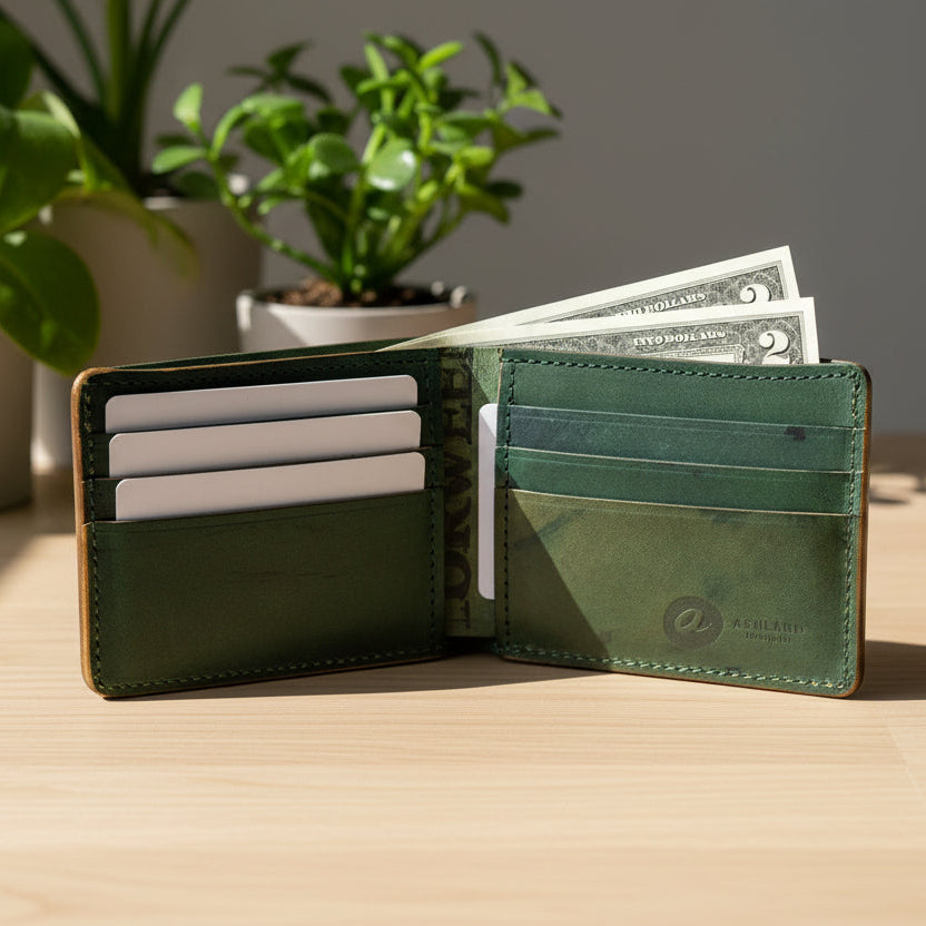 Johnny the Fox Leather Wallet
