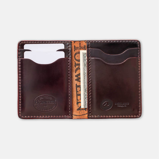 Vertical Bugs Moran Leather Wallet