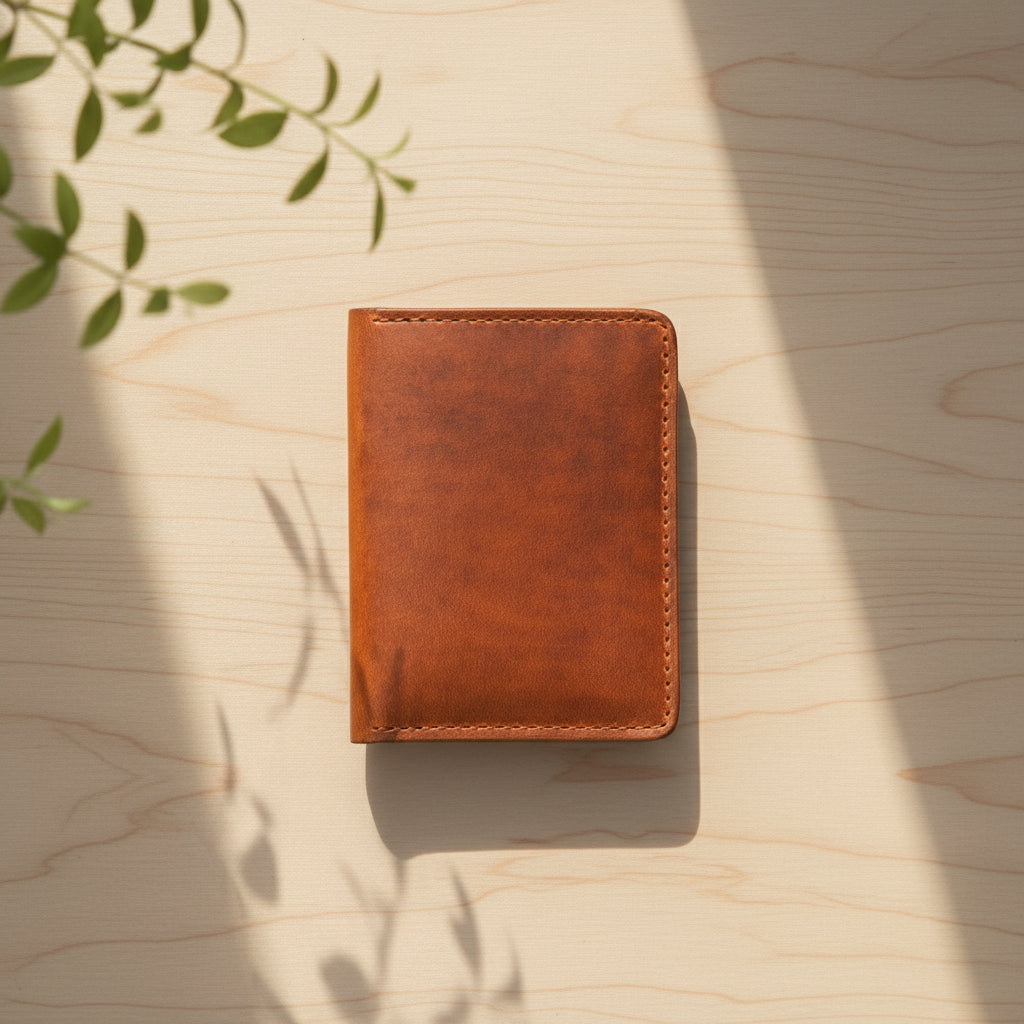 Vertical Bugs Moran Leather Wallet