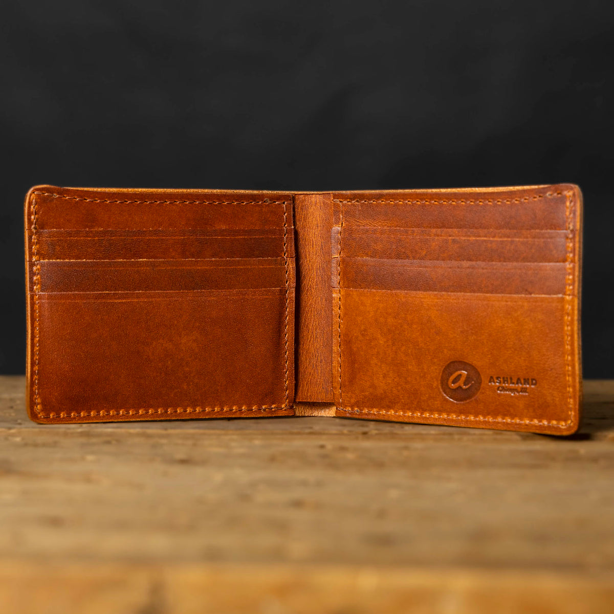 Johnny the Fox Men's Leather Wallet (English Tan Dublin)