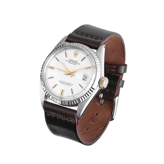 Horween Shell Cordovan Leather Watch Strap - Color #8 (20mm)