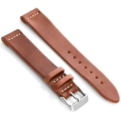 Horween Shell Cordovan Leather Watch Strap - Natural (20mm)