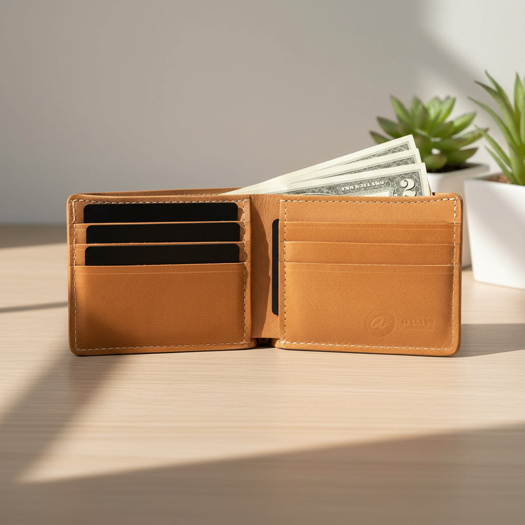 Johnny the Fox Leather Wallet