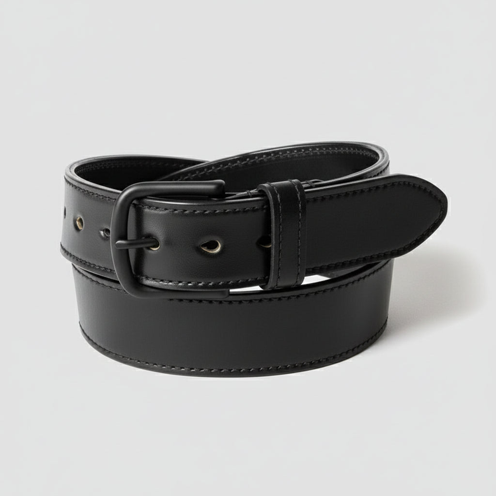 Shell Cordovan Belt Black