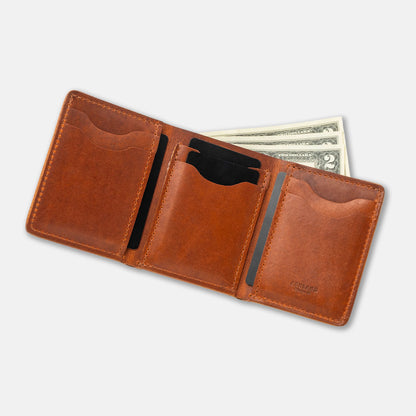 Trifold Leather Wallet