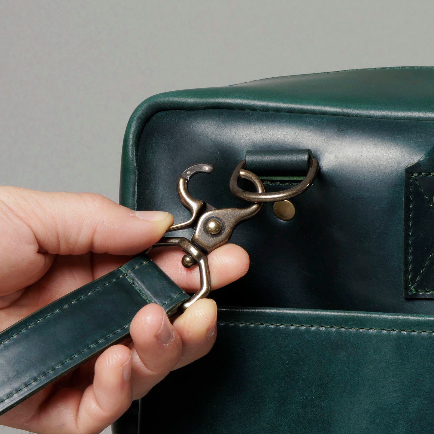 One-Off LaSalle Leather Briefcase