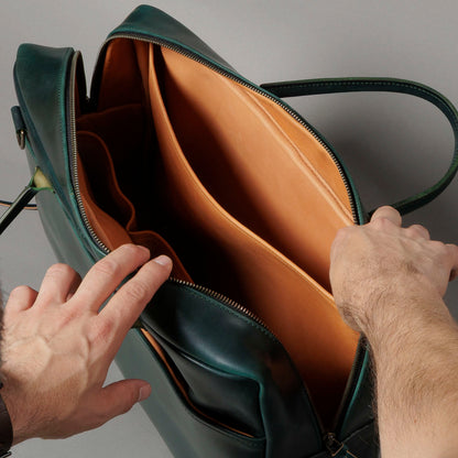 One-Off LaSalle Leather Briefcase
