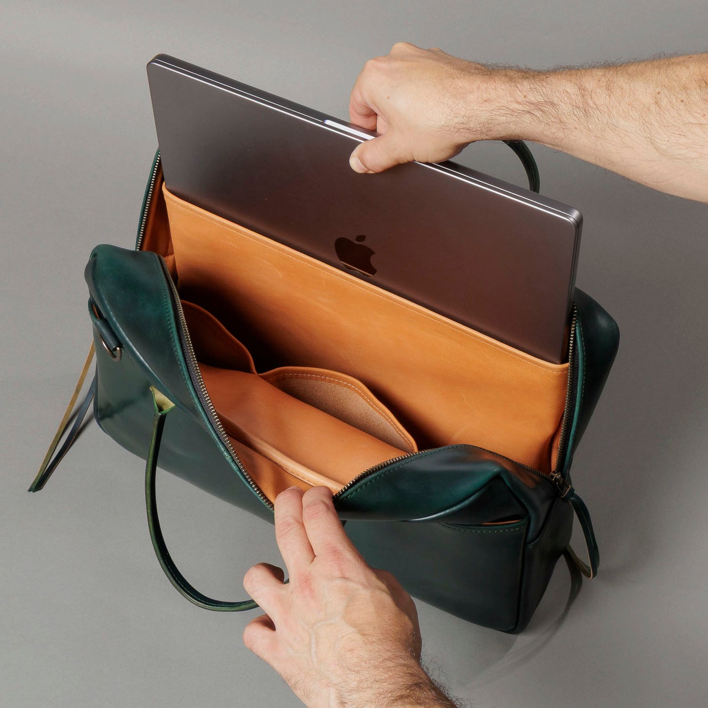 One-Off LaSalle Leather Briefcase