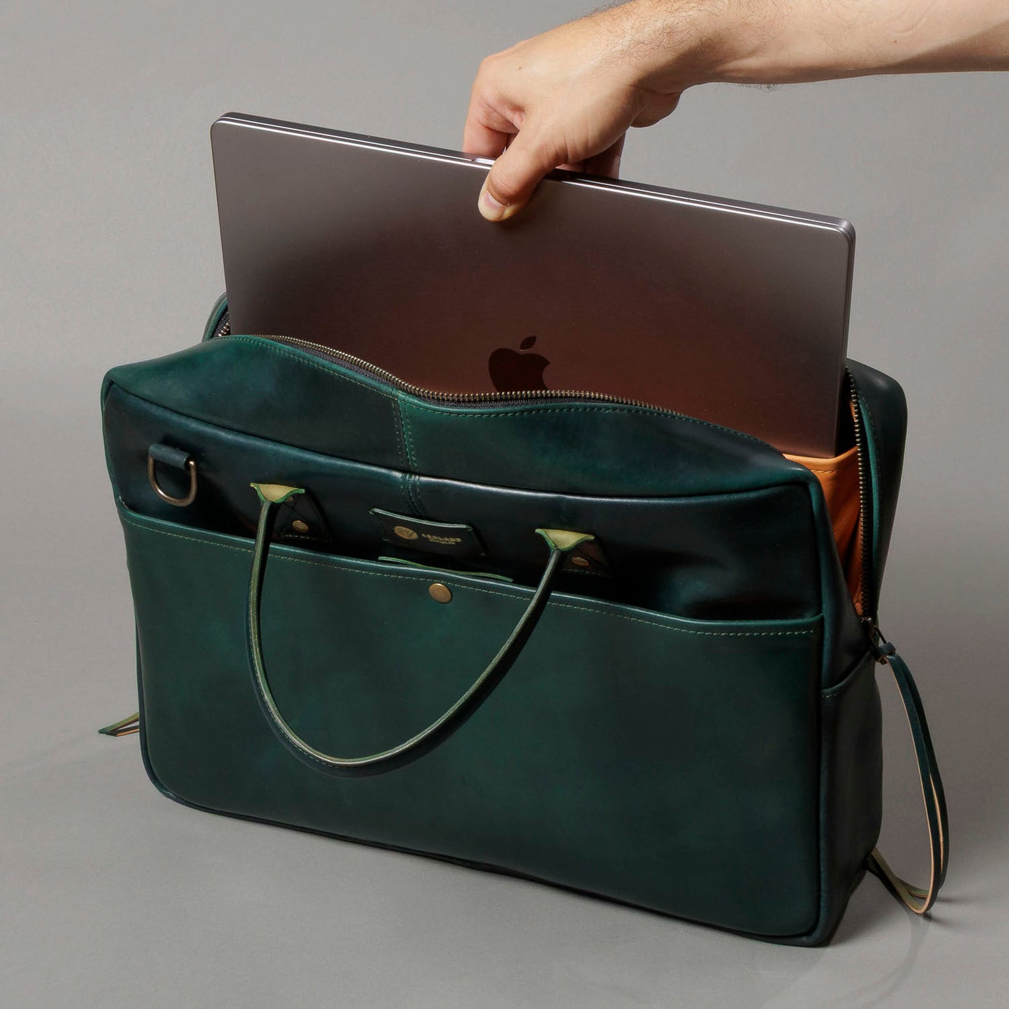 One-Off LaSalle Leather Briefcase