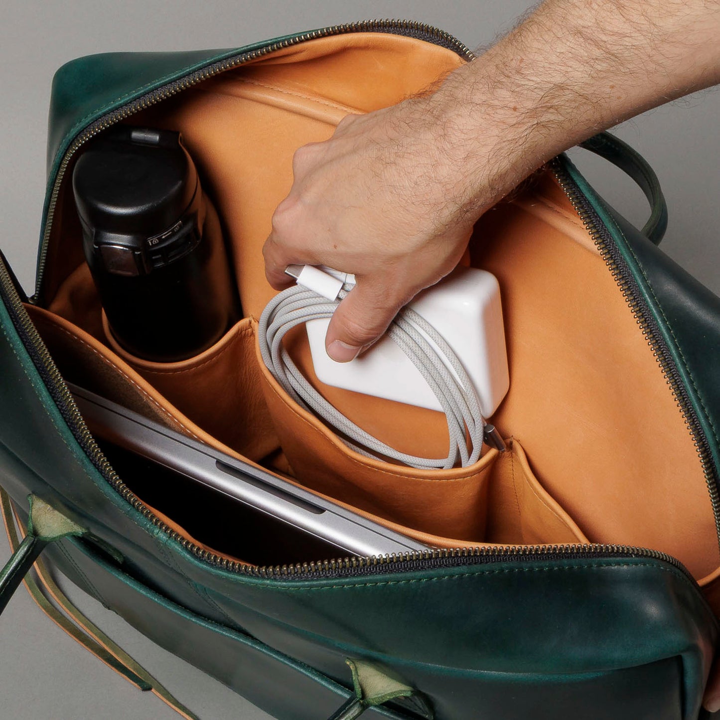 One-Off LaSalle Leather Briefcase