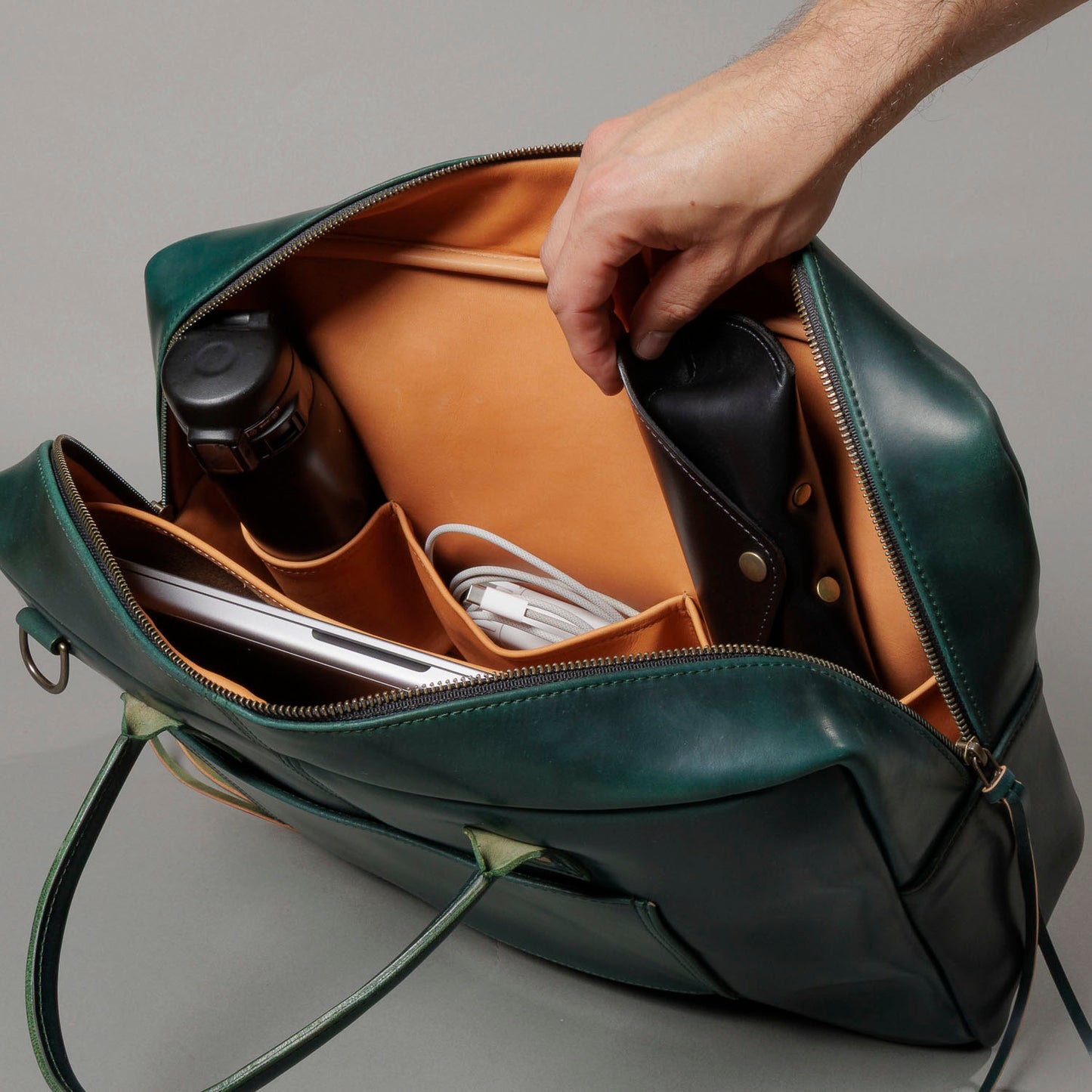One-Off LaSalle Leather Briefcase