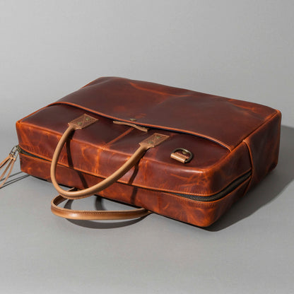 One-Off LaSalle Leather Briefcase