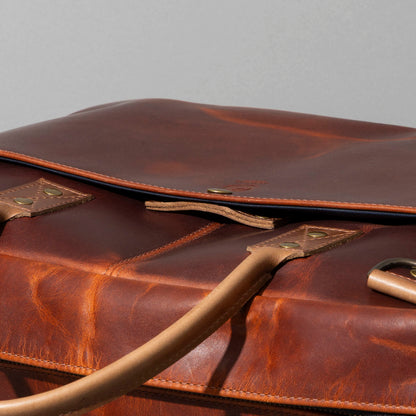 One-Off LaSalle Leather Briefcase