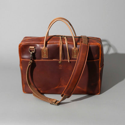 One-Off LaSalle Leather Briefcase