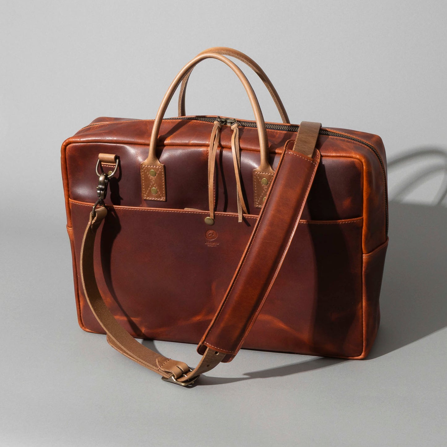 One-Off LaSalle Leather Briefcase