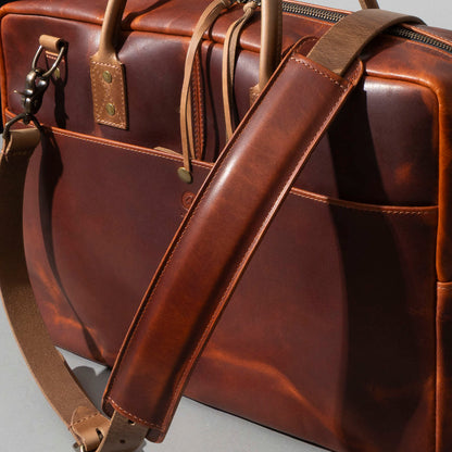 One-Off LaSalle Leather Briefcase