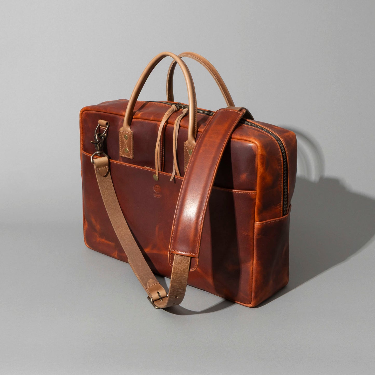 One-Off LaSalle Leather Briefcase