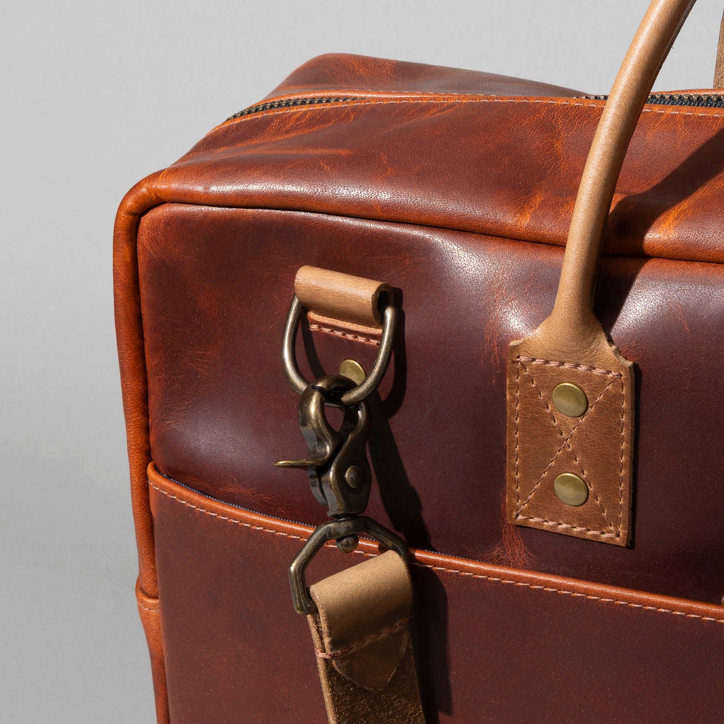 One-Off LaSalle Leather Briefcase