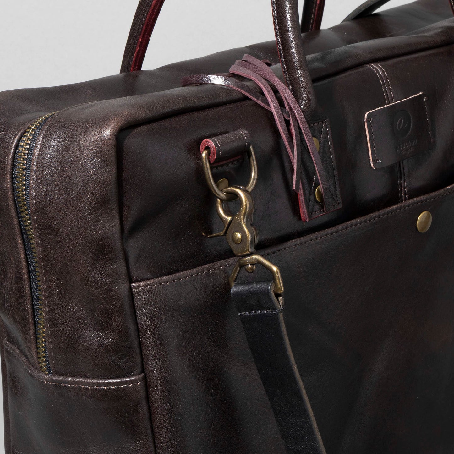 One-Off LaSalle Leather Briefcase