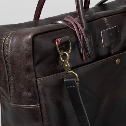 One-Off LaSalle Leather Briefcase