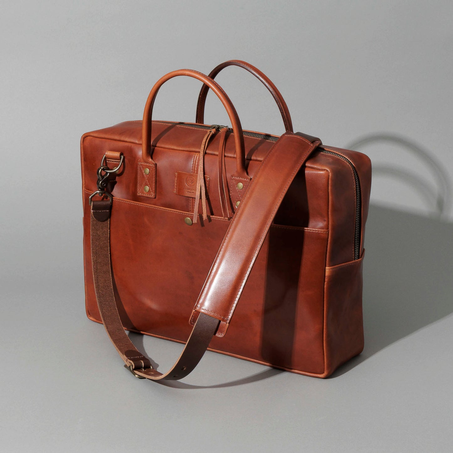 One-Off LaSalle Leather Briefcase