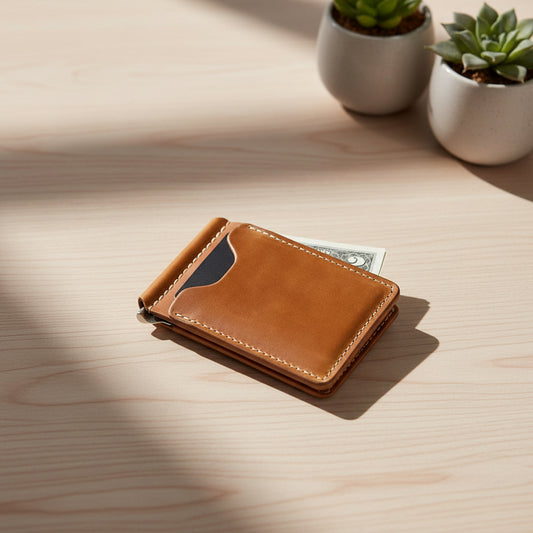 Capone Leather Money Clip
