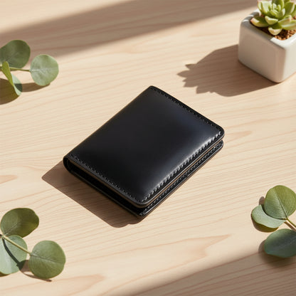 Vertical Bugs Moran Leather Wallet