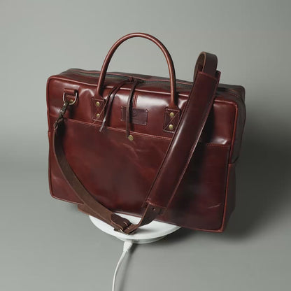 One-Off LaSalle Leather Briefcase