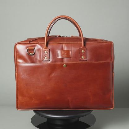 One-Off LaSalle Leather Briefcase