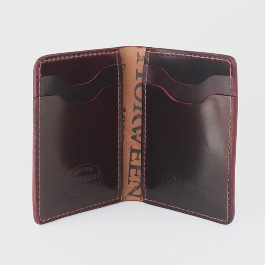 Vertical Bugs Moran Leather Wallet