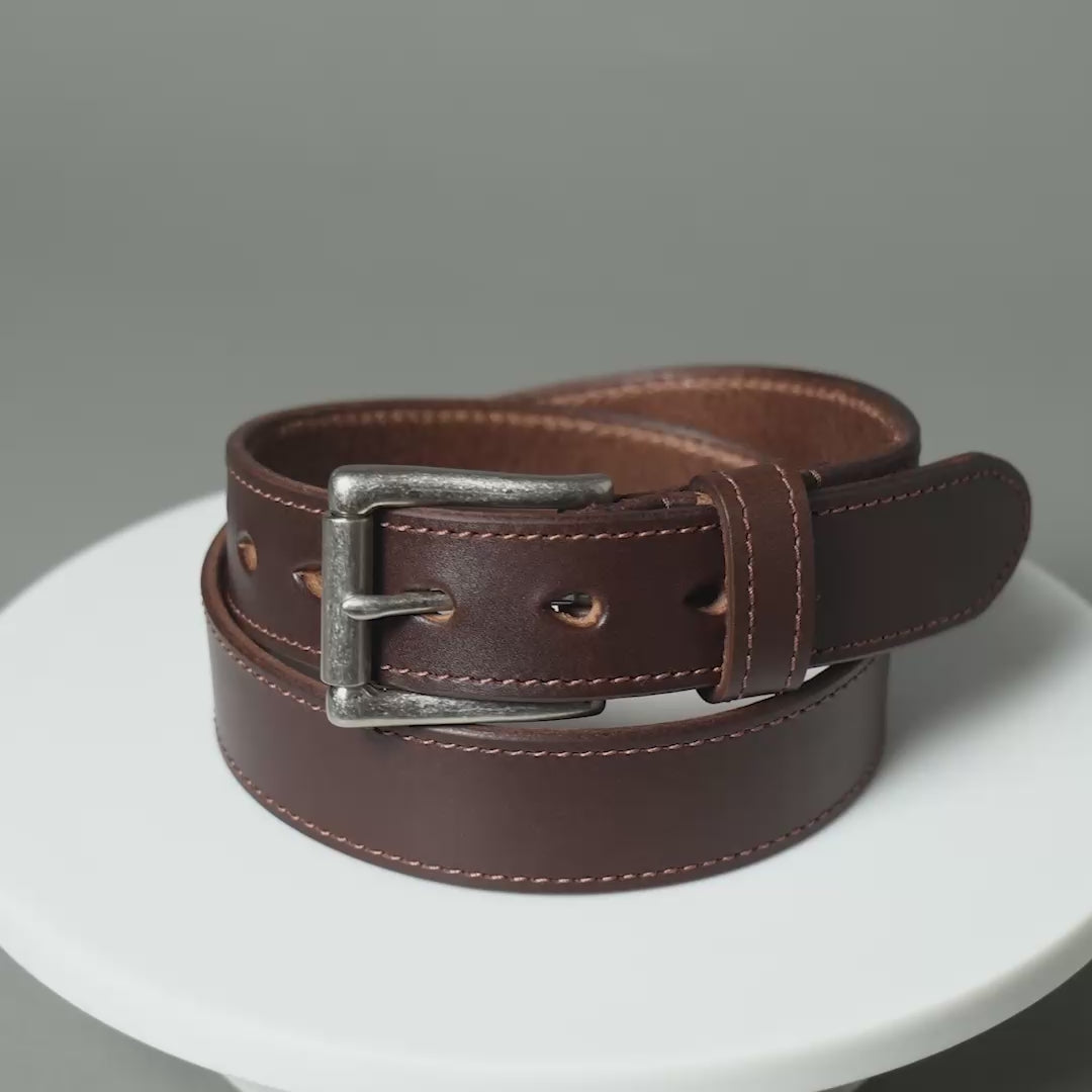 Bucktown Leather Belt 1.25