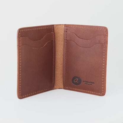 Vertical Bugs Moran Leather Wallet