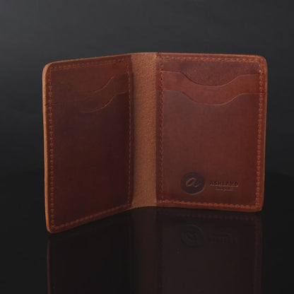 Vertical Bugs Moran Leather Wallet