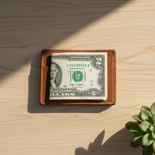 leather card holder