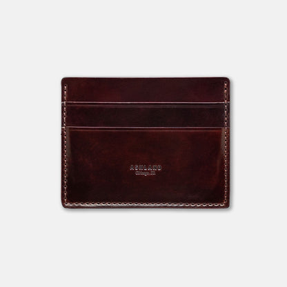 ashland leather wallet shell cordovan card holder